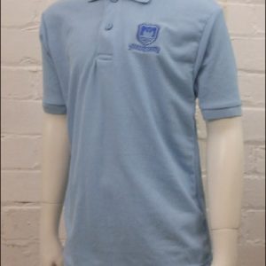 Deansbrook - Polo Shirt Sky Blue Embroidered