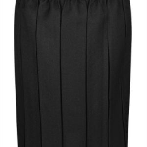 Deansbrook - Box Pleated Skirt in Black